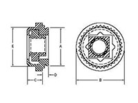 Self-Clinching Floating Locking Nuts - 3