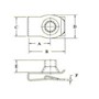 M5 x 0.80 Multi-Threaded Self-Retaining U-Nuts - 2